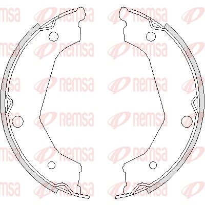 Bremžu loks, stāvbremze REMSA 4732.00