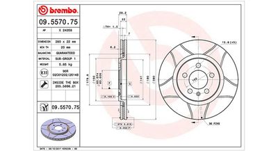 Тормозной диск MAGNETI MARELLI 360406048605
