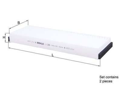 Фильтр, воздух во внутренном пространстве MAHLE LA 239/S