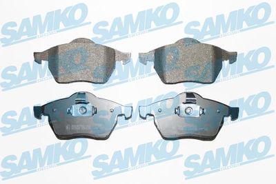 Комплект тормозных колодок, дисковый тормоз SAMKO 5SP635