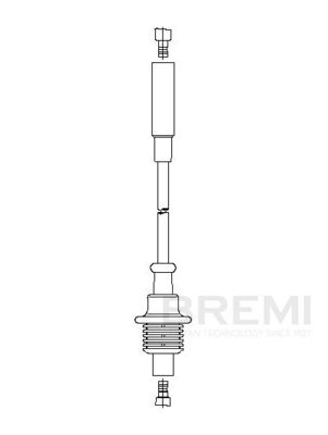 Провод зажигания BREMI 667/83