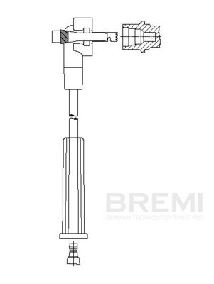 Augstsprieguma vads BREMI 860/80
