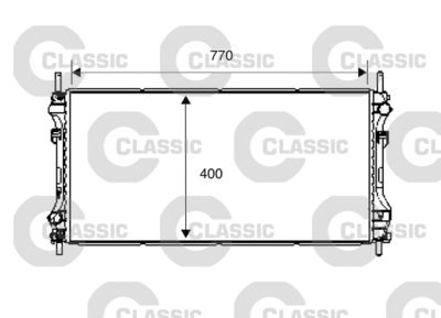 Radiators, Motora dzesēšanas sistēma VALEO 234292