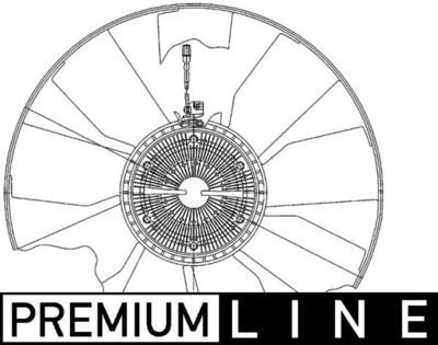 Вентилятор, охлаждение двигателя MAHLE CFF 488 000P