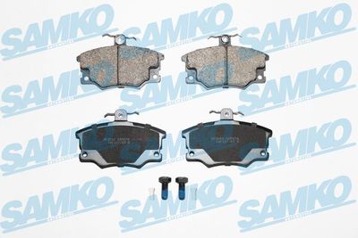 Комплект тормозных колодок, дисковый тормоз SAMKO 5SP676