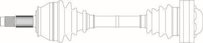 Приводной вал GENERAL RICAMBI FI3045