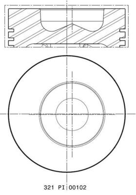 Virzulis MAHLE 321PI00102000