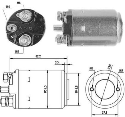 Ievilcējrelejs, Starteris MAGNETI MARELLI 940113050080