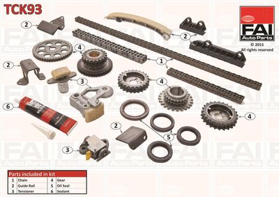 Комплект цели привода распредвала FAI AUTOPARTS TCK93