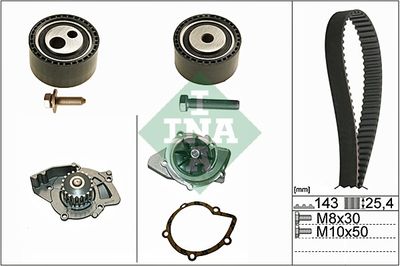 Ūdenssūknis + Zobsiksnas komplekts Schaeffler INA 530 0447 30