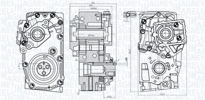 Eļļas sūknis MAGNETI MARELLI 351516000135