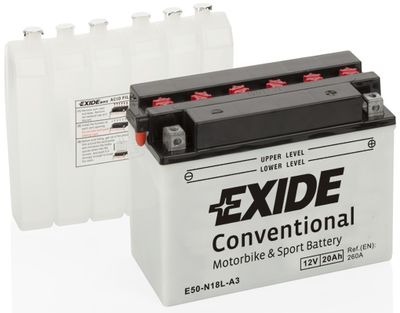 Startera akumulatoru baterija EXIDE E50-N18L-A3