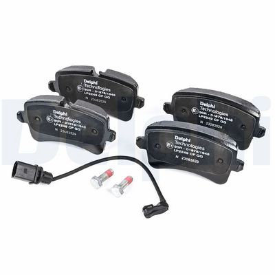 Комплект тормозных колодок, дисковый тормоз DELPHI LP2249