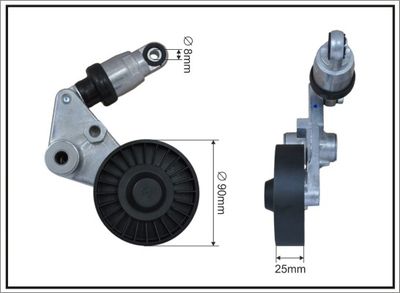 Spriegotājsvira, Ķīļrievu siksna CAFFARO 101299SP