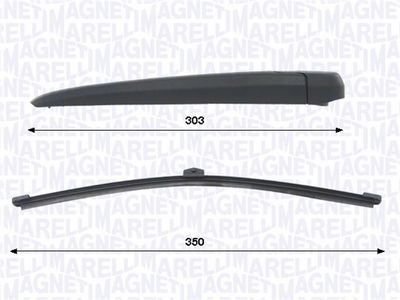 MAGNETI MARELLI 000723180461 Stikla tīrītāju sviru