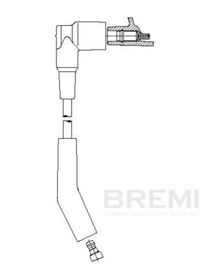 Augstsprieguma vads BREMI 8A16/90