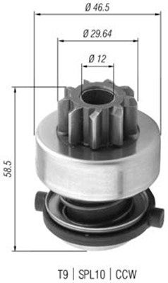 Zobrats, Starteris MAGNETI MARELLI 940113020371