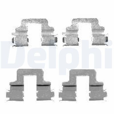 Комплектующие, колодки дискового тормоза DELPHI LX0480