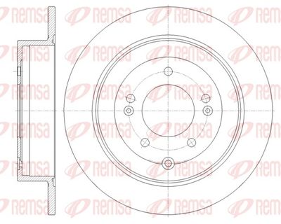 Bremžu diski REMSA 61779.00