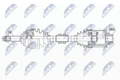 Приводной вал NTY NPW-NS-088