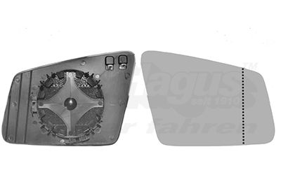 Spoguļstikls, Ārējais atpakaļskata spogulis VAN WEZEL 3044838