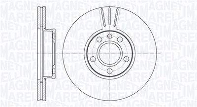 Тормозной диск MAGNETI MARELLI 361302040320