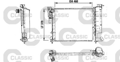 Radiators, Motora dzesēšanas sistēma VALEO 316715