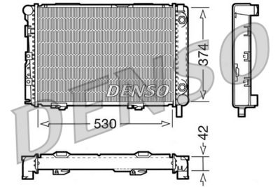 Radiators, Motora dzesēšanas sistēma DENSO DRM17026