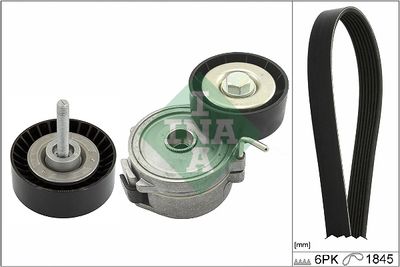 Поликлиновой ременный комплект Schaeffler INA 529 0395 10
