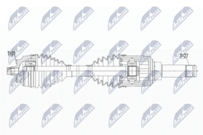 Приводной вал NTY NPW-BM-165