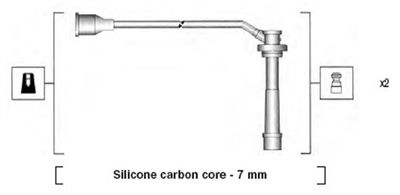 Комплект проводов зажигания MAGNETI MARELLI 941285140849