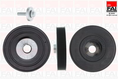 Комплект ременных шкивов, коленчатый вал FAI AutoParts FVD1014K