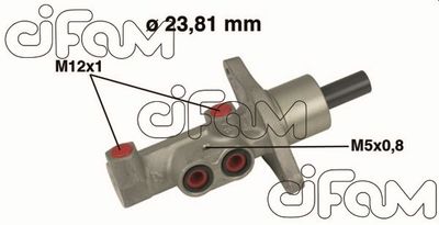 Главный тормозной цилиндр CIFAM 202-475