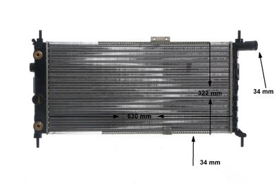 Radiators, Motora dzesēšanas sistēma MAHLE CR 479 000S
