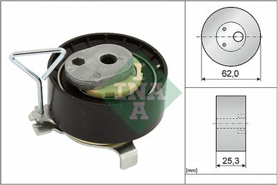 Натяжной ролик, ремень ГРМ Schaeffler INA 531 1002 10