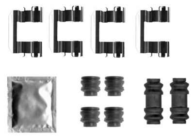 Комплектующие, колодки дискового тормоза TEXTAR 82542400