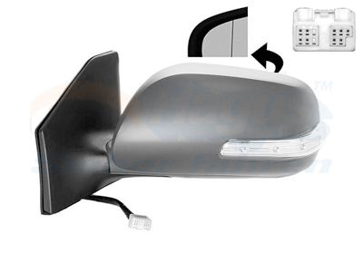 Ārējais atpakaļskata spogulis VAN WEZEL 5311827