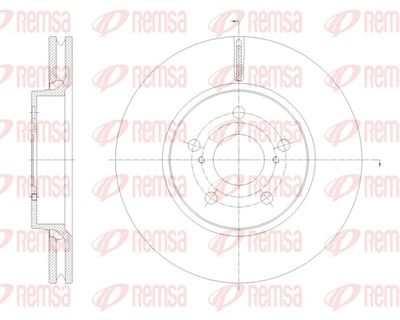 Тормозной диск REMSA 62134.10