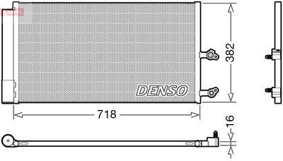 Конденсатор, кондиционер DENSO DCN33014