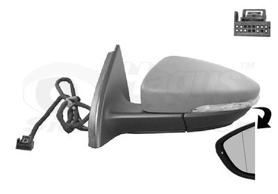 Ārējais atpakaļskata spogulis VAN WEZEL 5740807