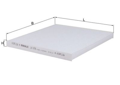 Фильтр, воздух во внутренном пространстве KNECHT LA 876
