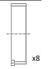 Шатунный подшипник FAI AutoParts BB2051-025