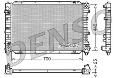 Radiators, Motora dzesēšanas sistēma DENSO DRM10087