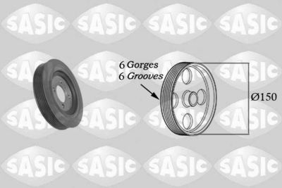 Ременный шкив, коленчатый вал SASIC 2156081