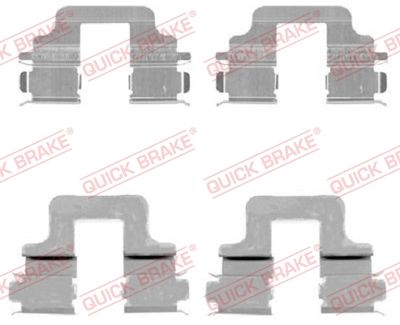 Комплектующие, колодки дискового тормоза QUICK BRAKE 109-1731