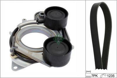 Ķīļrievu siksnu komplekts Schaeffler INA 529059410