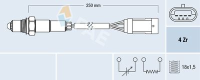 Лямбда-зонд FAE 77151