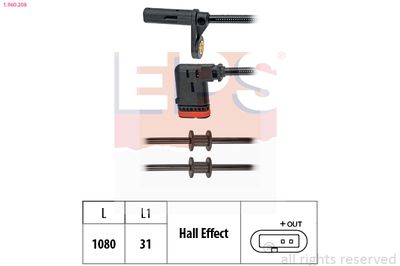 Devējs, Riteņu griešanās ātrums EPS 1.960.208