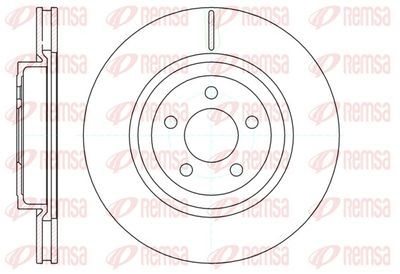 Тормозной диск REMSA 61269.10
