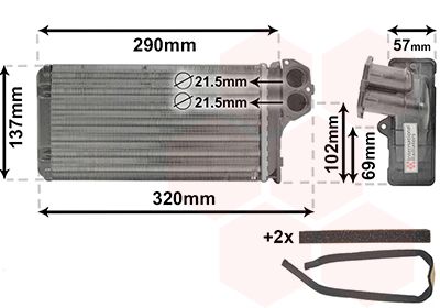 Siltummainis, Salona apsilde VAN WEZEL 40006226